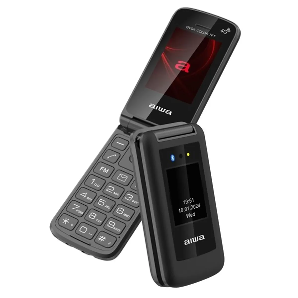 Aiwa FP-30-4G/BK 2,4" DualSIM fekete mobiltelefon #1