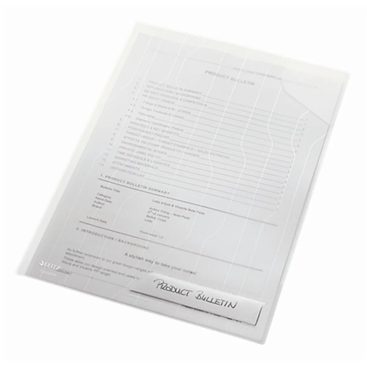 Leitz CombiFile A4 5db áttetsző lefűzhető genotherm #2