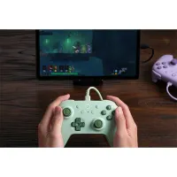 8BitDo Ultimate 2C Wired, PC (Windows), Mobil (Android), 1000Hz, Hall-Effect, zöld vezetékes kontroller #5