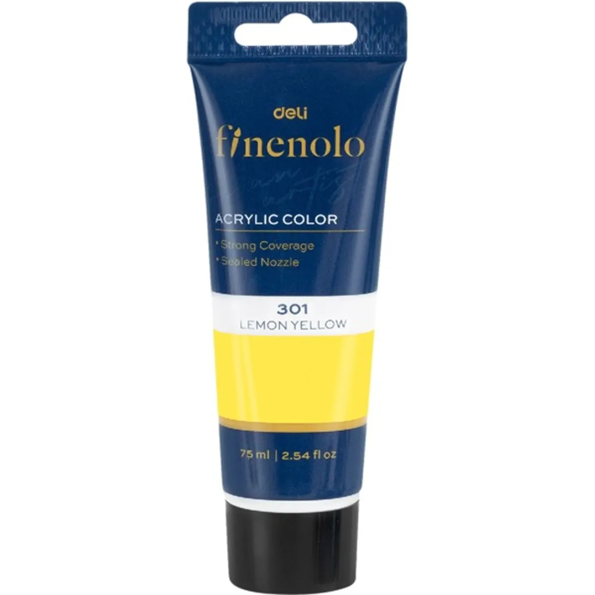 Deli Finenolo 75 ml citromsárga akrilfesték #1