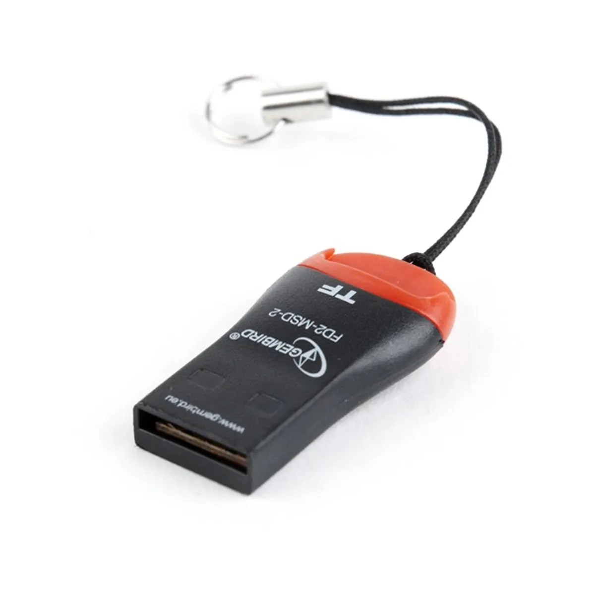 Gembird USB2.0 microSDHC fekete-piros kártyaolvasó, kulcstartó funkcióval #1