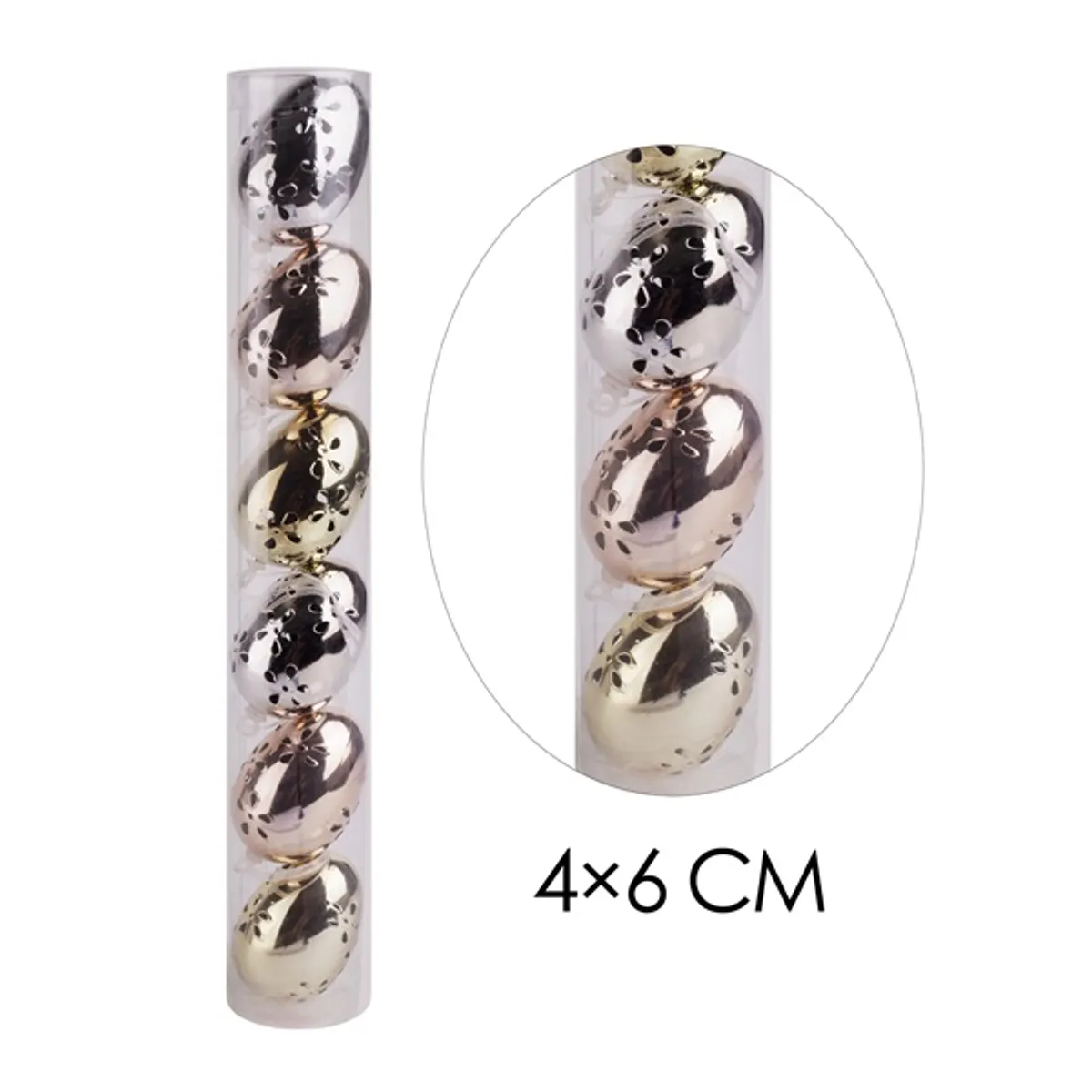 IRIS dekor tojás 6db 4x6/cs #1