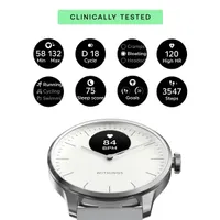 Withings HWA11-model 3 ScanWatch Light 37mm fehér okosóra #3