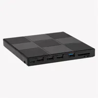 IRIS CUBE EXTERNAL külső DVD író, 8in1, USB 3.0, Read/write:CD/VCD/DVD, tálcás, DVD-RW, fekete #2