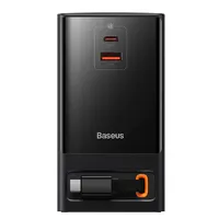 Baseus PSLR000301 PowerCombo 65W fekete hálózati töltő és elosztó #5