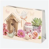 IRIS ajándéktasak, különböző színekben virágok, 300x230x100 mm #4