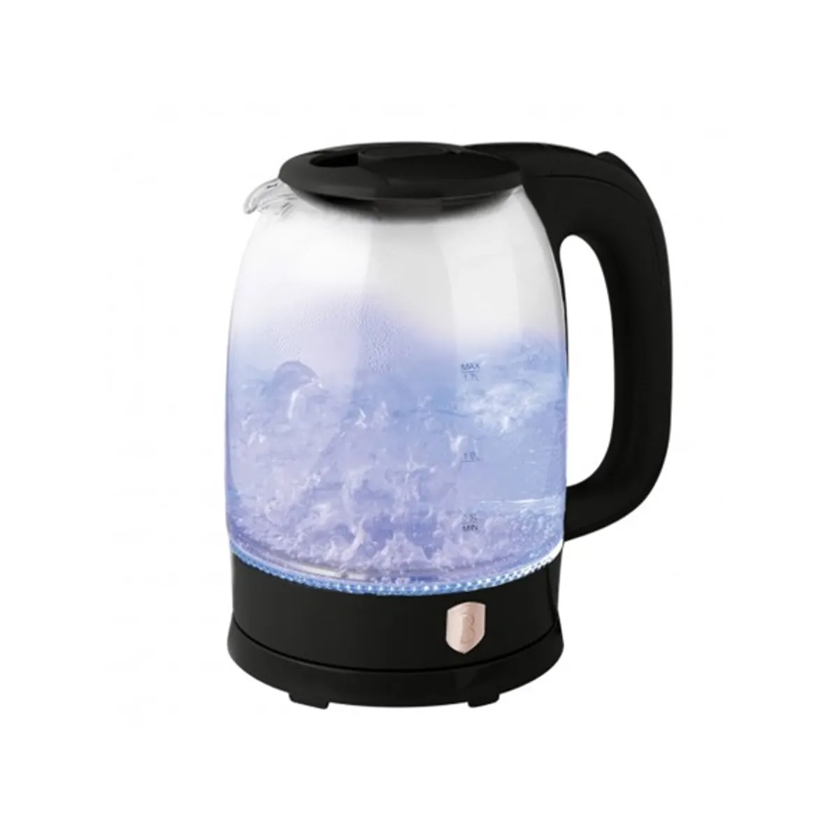 Berlinger Haus BH/9565 1,7L-es fekete- rose gold üveg vízforraló #1