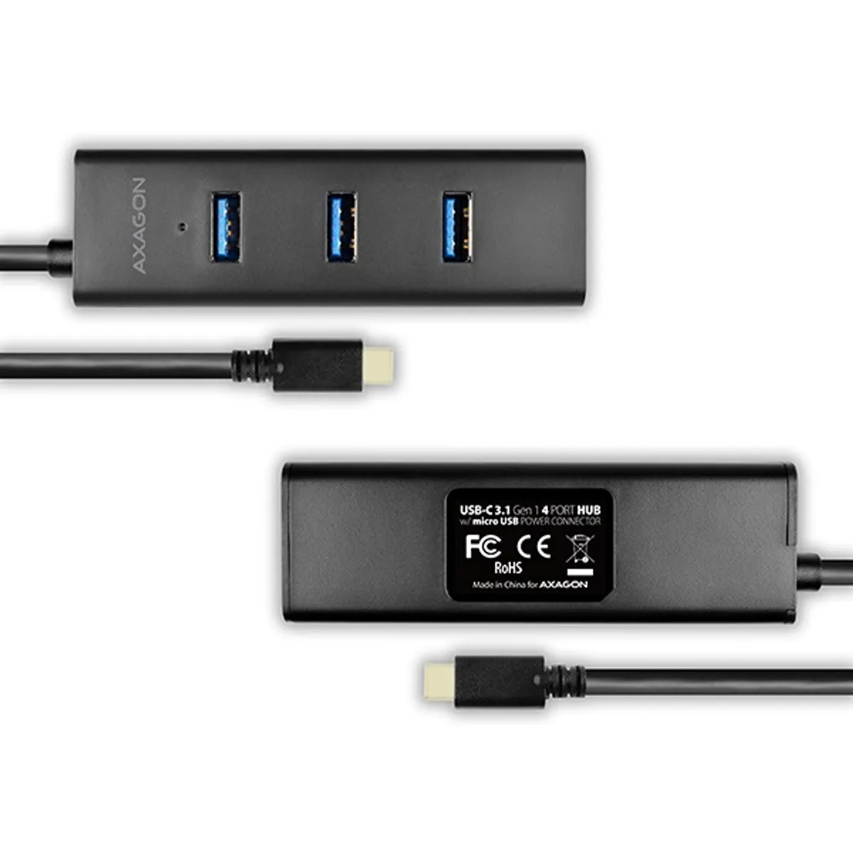Axagon HUE-S2C 4 portos USB-C 3.0 HUB #4