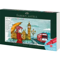 Faber-Castell London 12 db-os művészfilctoll készlet