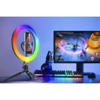 Tracer TRAOSW46807 Ring Light 8 W/26 cm/600-1700 lm/RGB/gyűrűs LED lámpa mini állvánnyal #5