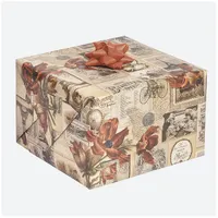 IRIS Karácsonyi tekercses KRAFT csomagolópapír,  200x70cm, különböző mintákkal, 60g/m2