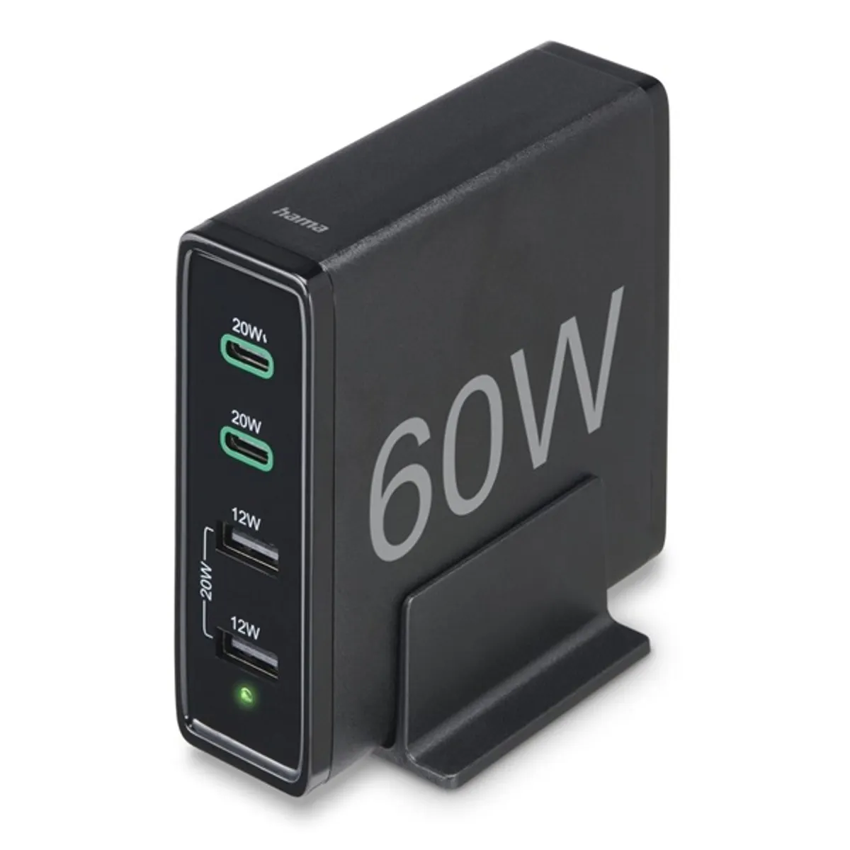 Hama 201628 FIC E3 60W PD QC 2xUSB 2xType-C hálózati töltő állómás #1