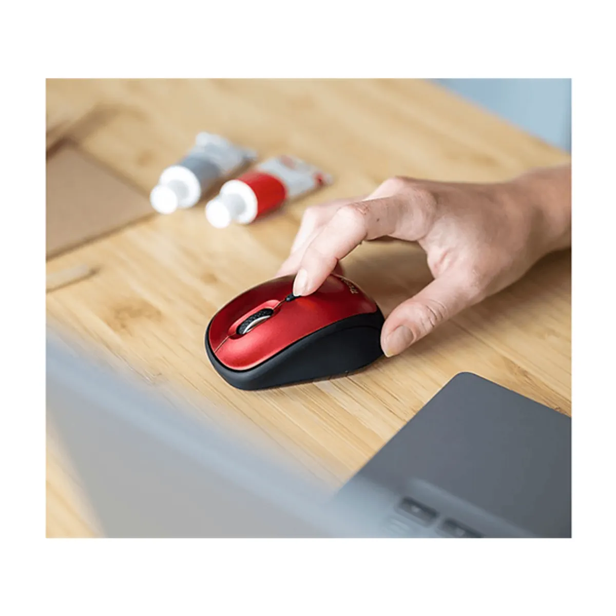 Trust Yvi+ piros vezeték nélküli egér #5