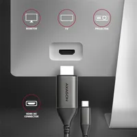 Axagon RVC-HI2MC USB-C - HDMI 2.0 kábel #4