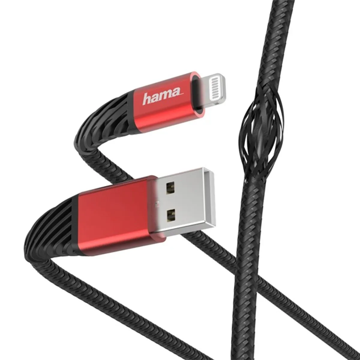 Hama 201538 FIC E3 EXTREME 1,5m USB/Lightning fekete-piros adat- és töltőkábel #1