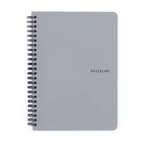 Oxybag Pastelini Grey A5 60 lapos vonalas spirálfüzet
