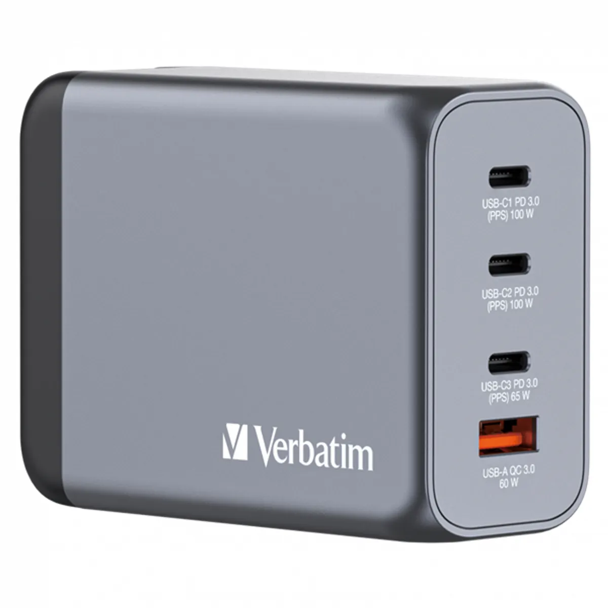 Verbatim 32204 GNC-200 GaN Charger 200W USB Type-A + 3xType-C hálózati töltő adapter #5