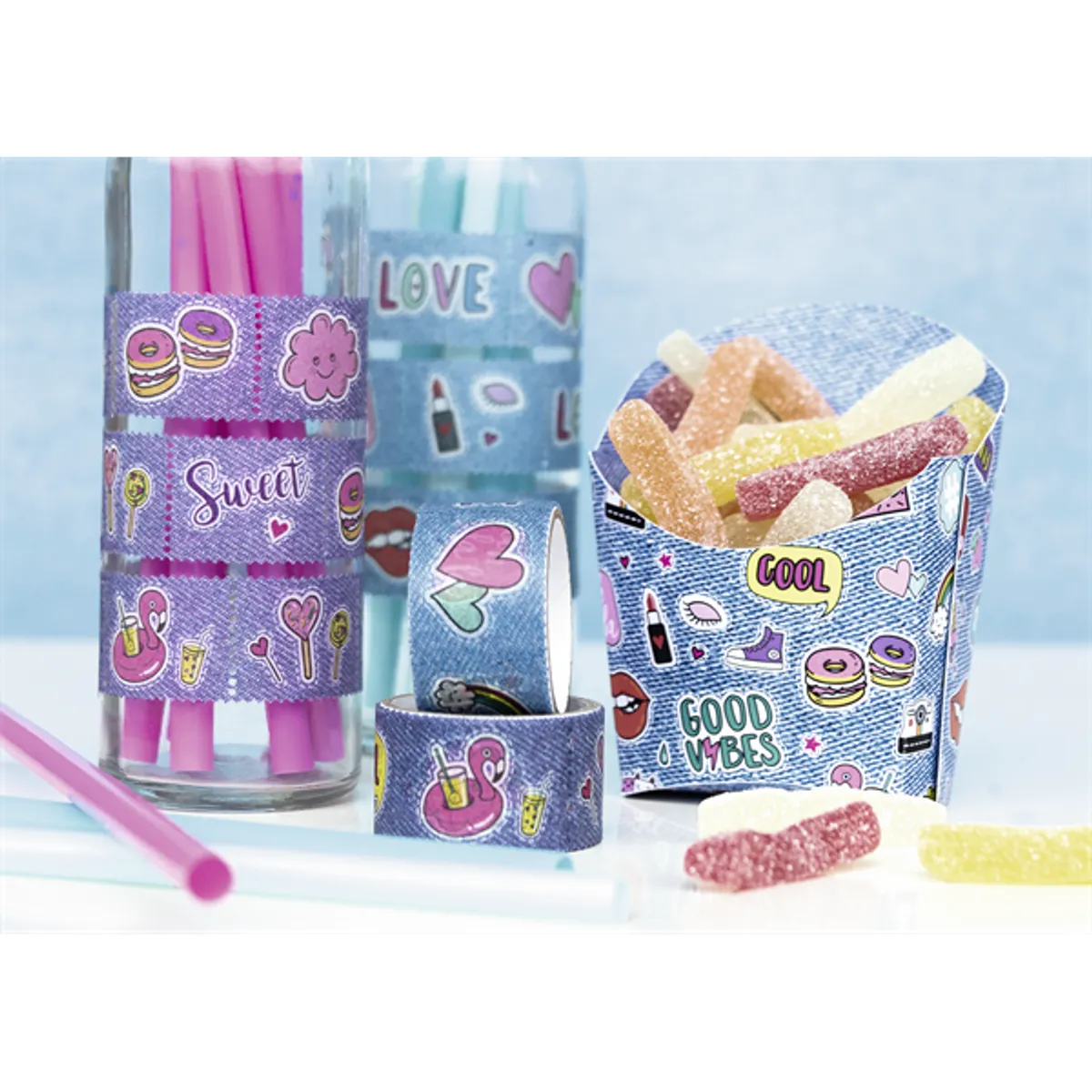 Heyda Love bélyeg dekor ragasztószalag #3