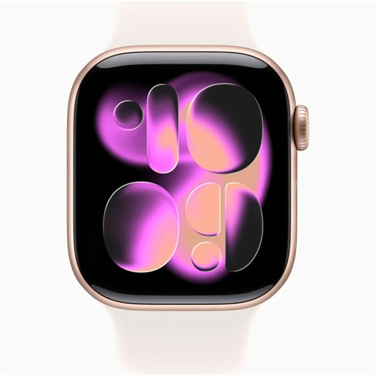 Apple Watch S11 GPS-es (42mm) rózsaarany alumínium tok, lágy rózsaszín S/M sportszíjas okosóra #2