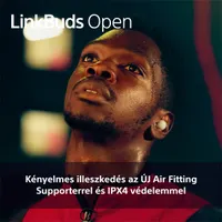 Sony WF-L910 Linkbuds Open True Wireless Bluetooth fekete fülhallgató #8