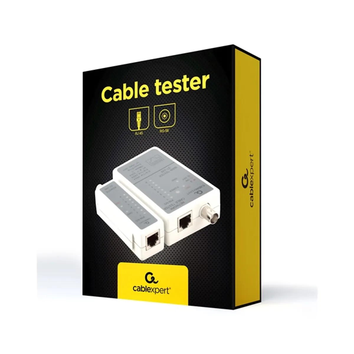 Gembird NCT-1 RJ-45, BNC fehér kábelteszter #4