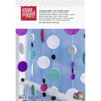 Knorr Prandell A4 10 db/csomag glitteres dekorgumi szett