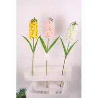 IRIS dekor virág jácint szálas 3 féle szín 60cm