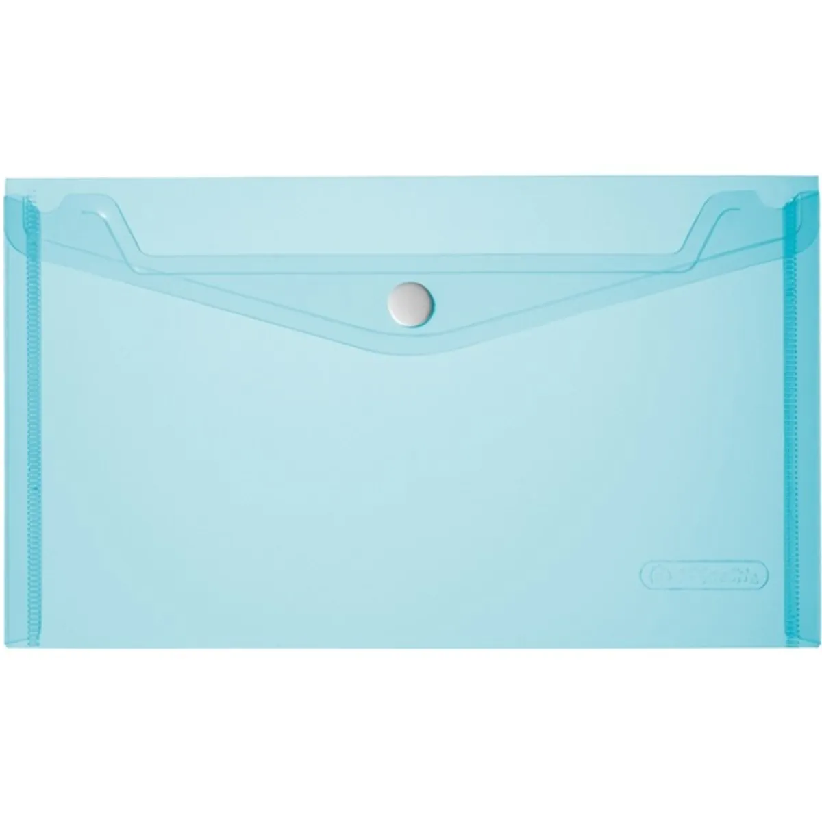 Herlitz PP DL átlátszó kék patentos tasak #1