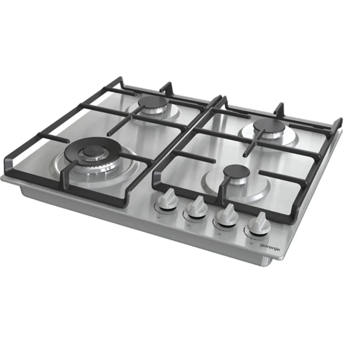 Gorenje GW641EX inox, beépíthető, gáz, főzőzóna: 3 +1 wok égőfej, beépíthető méret: 56cm, főzőlap #2