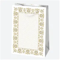 IRIS LUX ajándéktasak, különböző mintákkal, arany, 230x320x110 mm #4