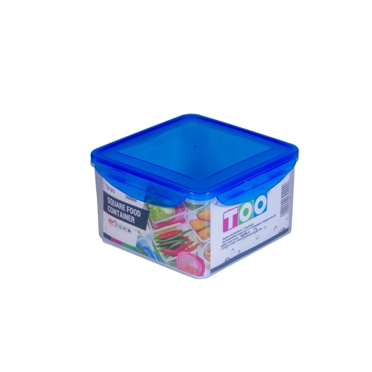TOO KT-073 2600ml-es négyzet alakú ételtároló doboz #2