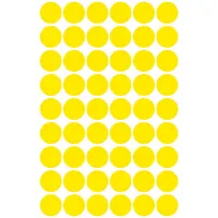Avery 3144 12mm 270db-os sárga jelölőpont #2