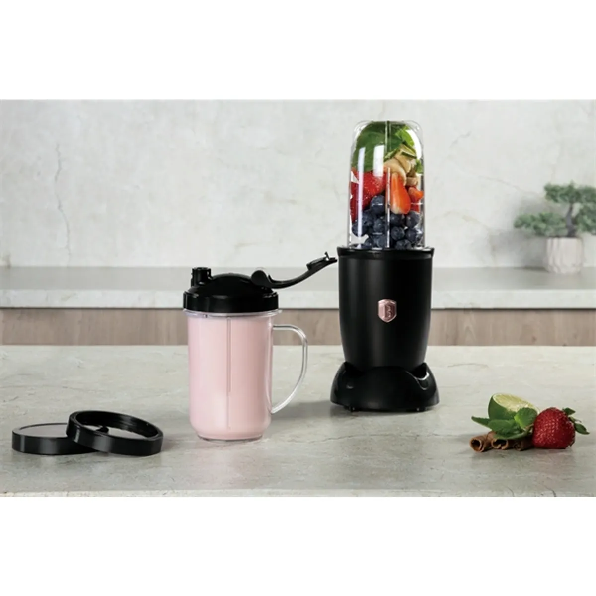 Berlinger Haus BH/9506 fekete- rózsaarany 6 részes többfunkciós turmixgép készlet #4