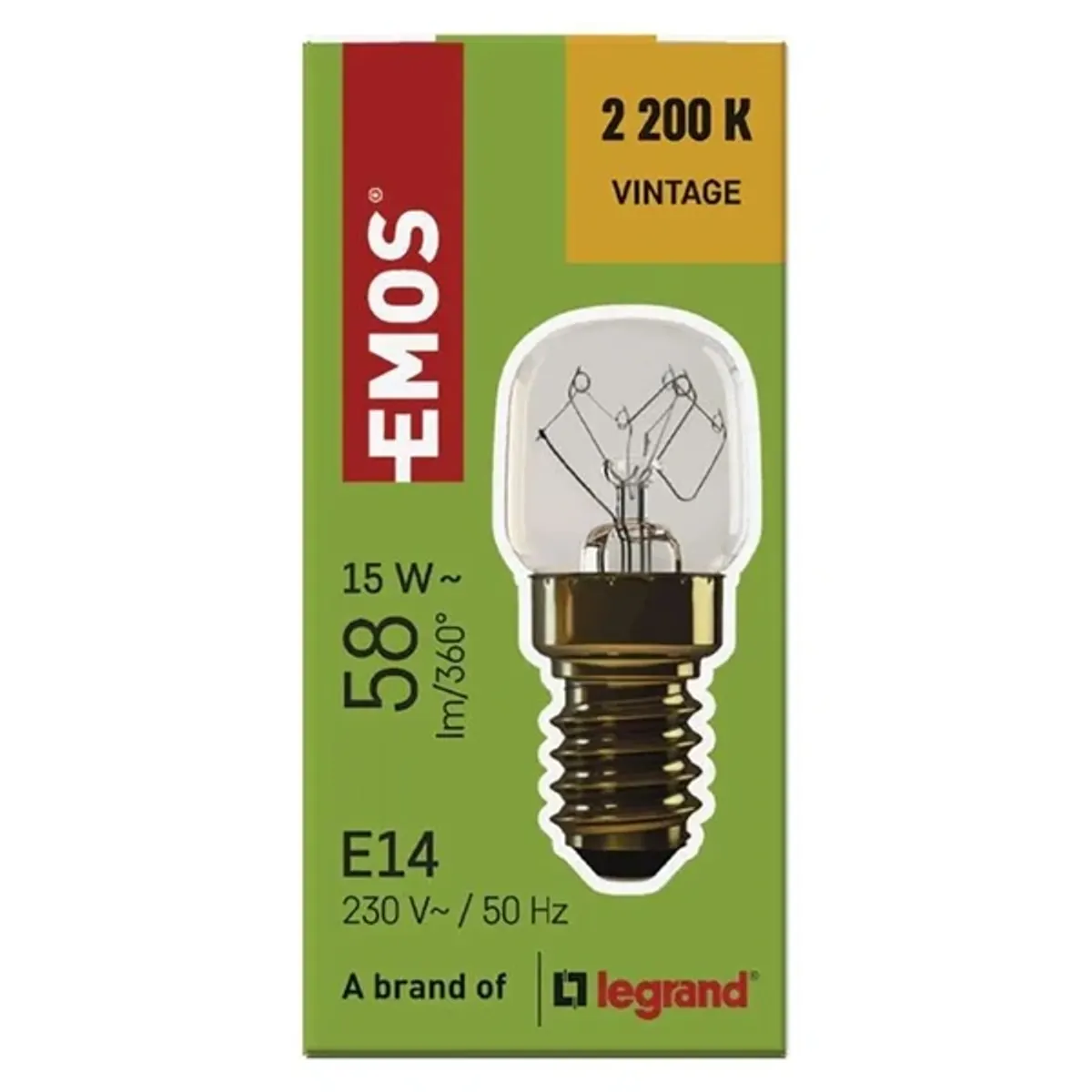 Emos T22 300°C 15W 58lm E14 WW+ sütő izzó #2