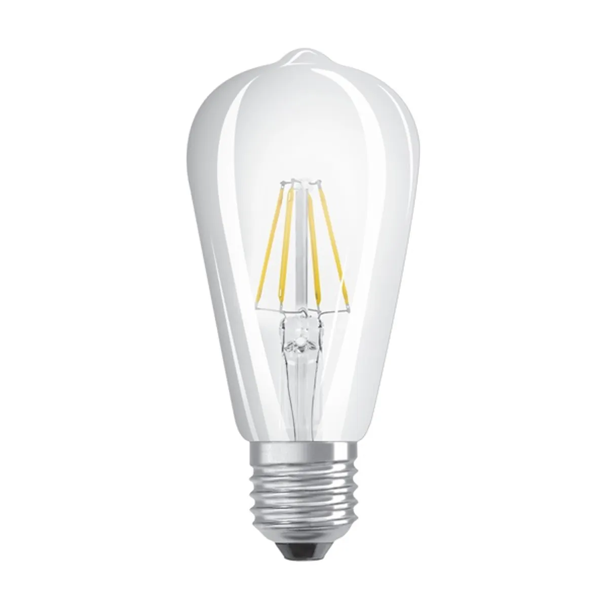 Osram Star átlátszó üveg búra/7W/806lm/2700K/E27 LED Edison körte izzó #1