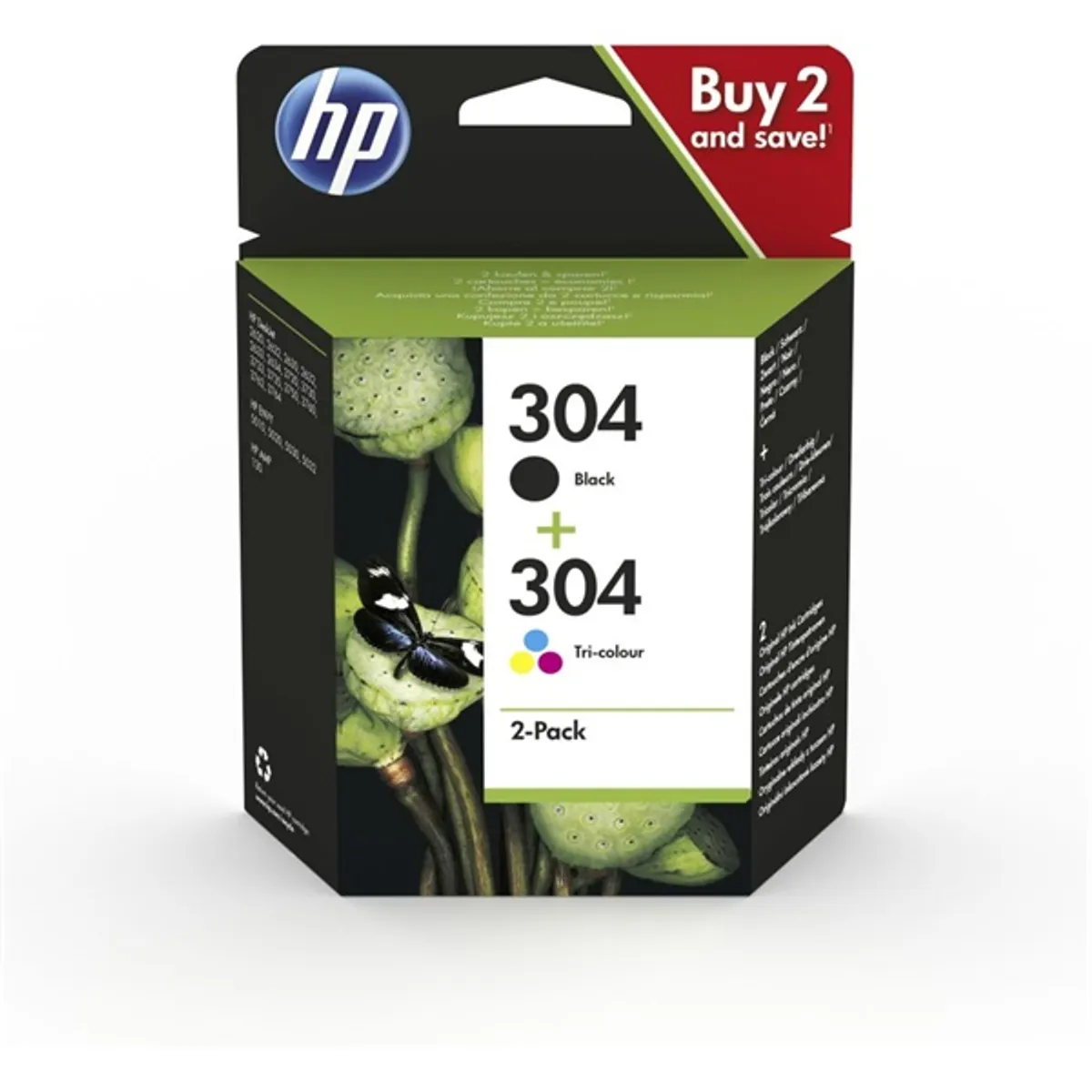 HP 3JB05AE (304) fekete és háromszínű tintapatron csomag #1