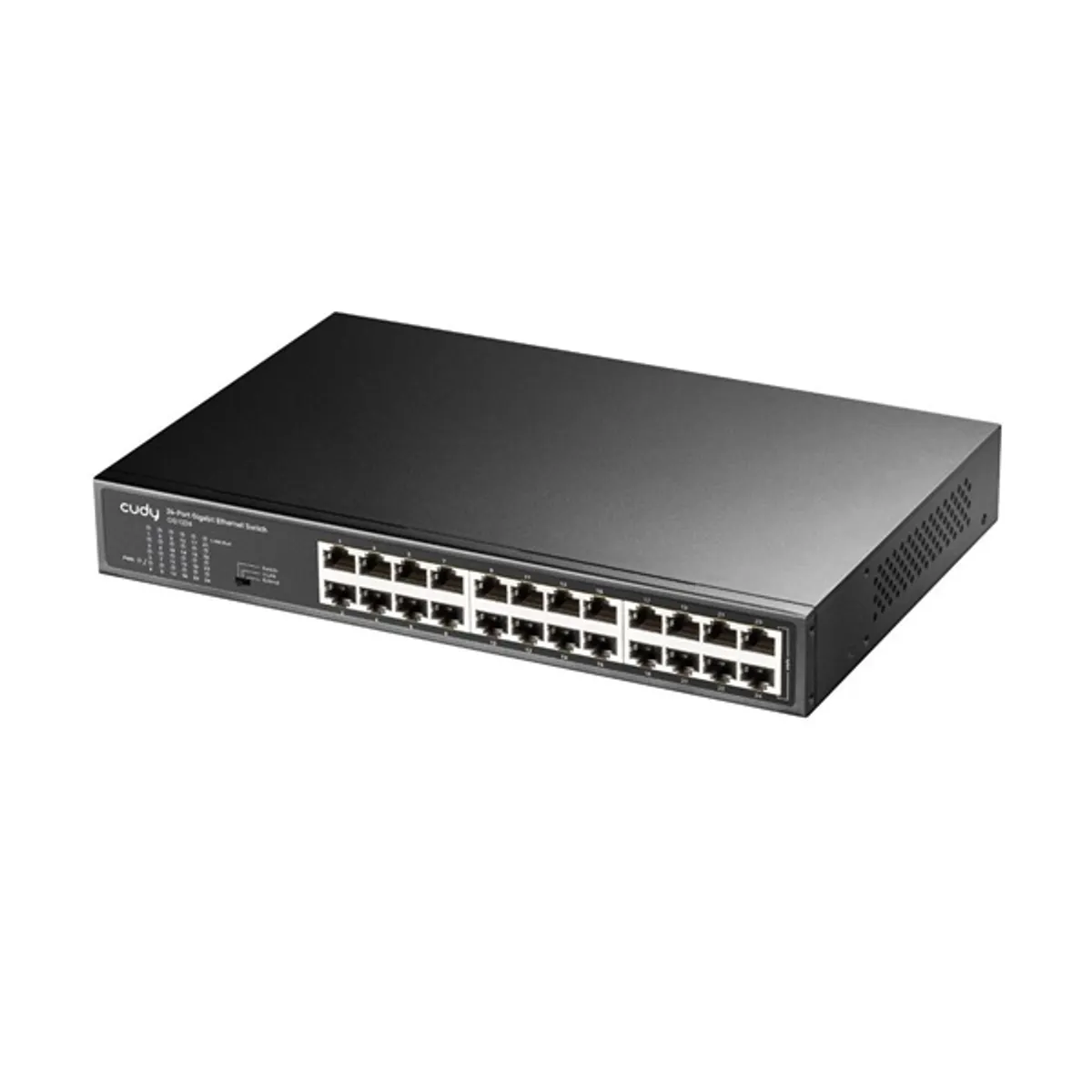 CUDY GS1024 24 portos Gigabit, VLAN/Extend mód, fém ház, fekete asztali Switch #2