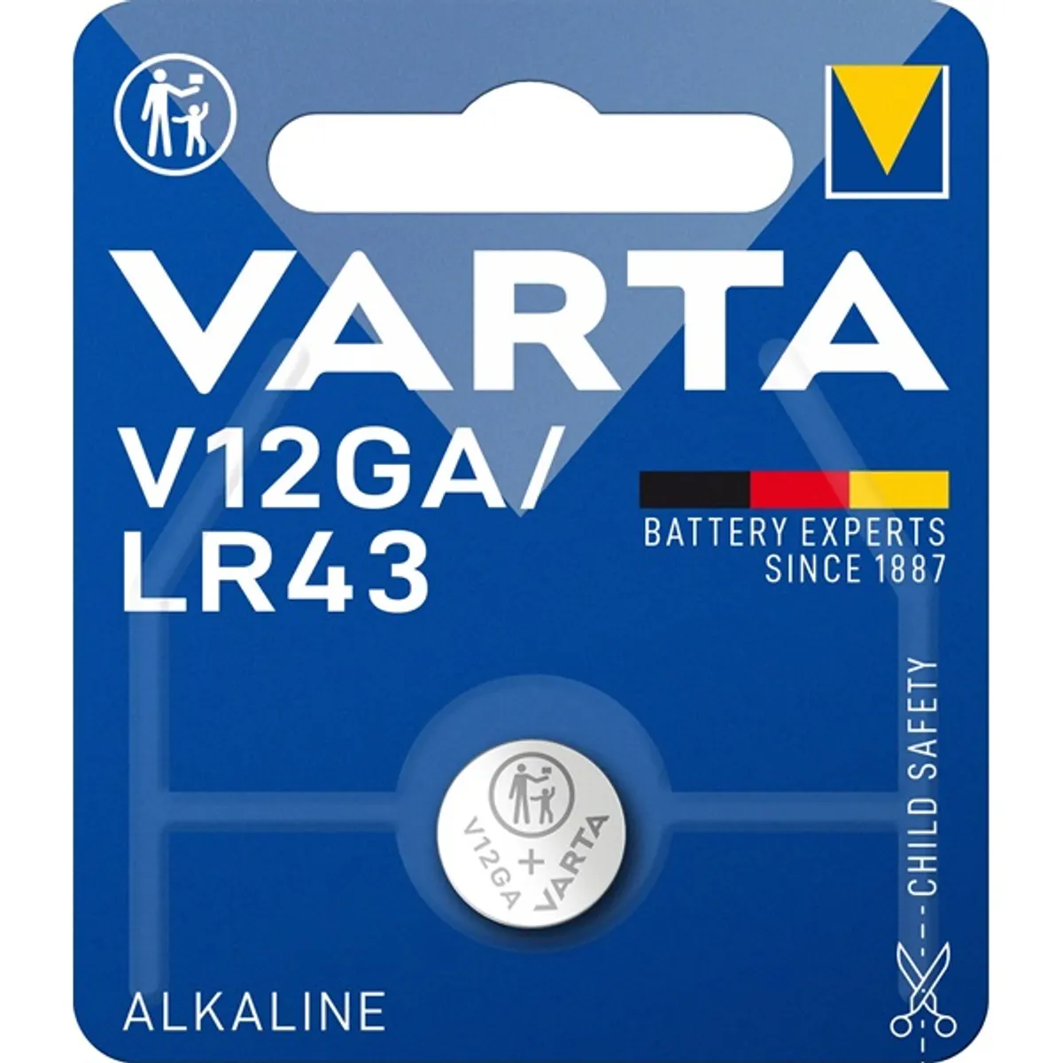 VARTA 4278101401 LR43 (V12GA) fotó és kalkulátor elem 1db/bliszter #3
