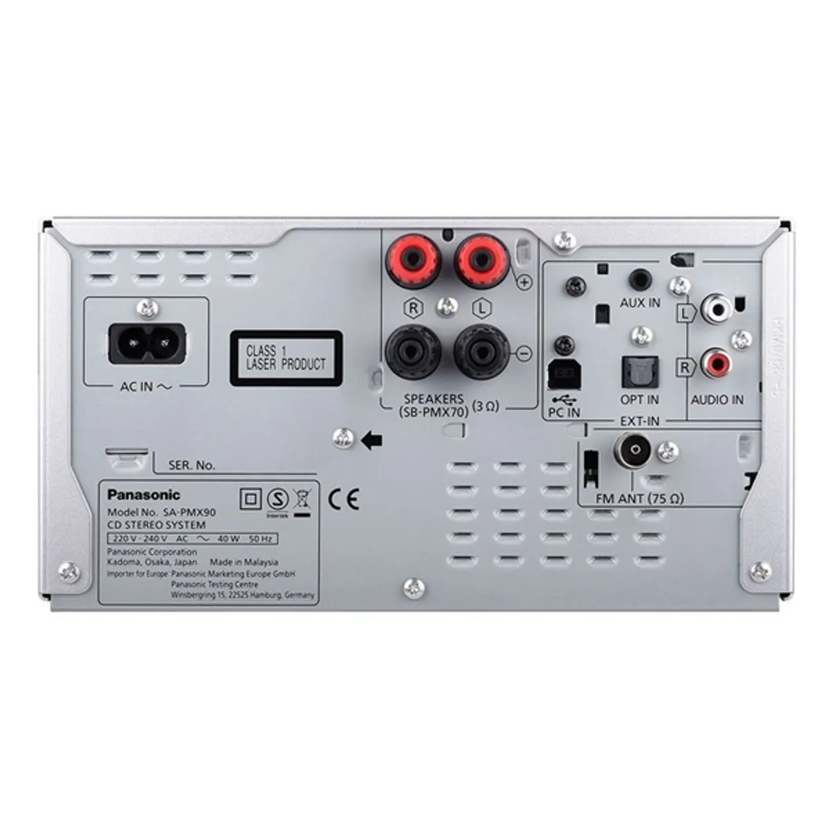 Panasonic SC-PMX90EG-K Hi-Res Audio fekete mikro hifi #5