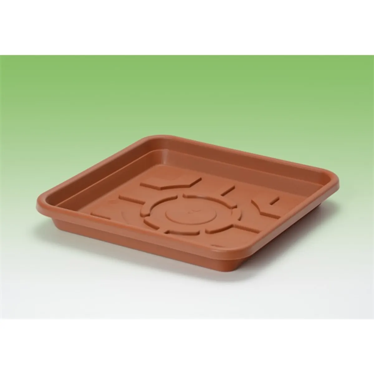 FLAIR Sydney 61298 terra 20x20 alátéttel szögletes virágcserép #2