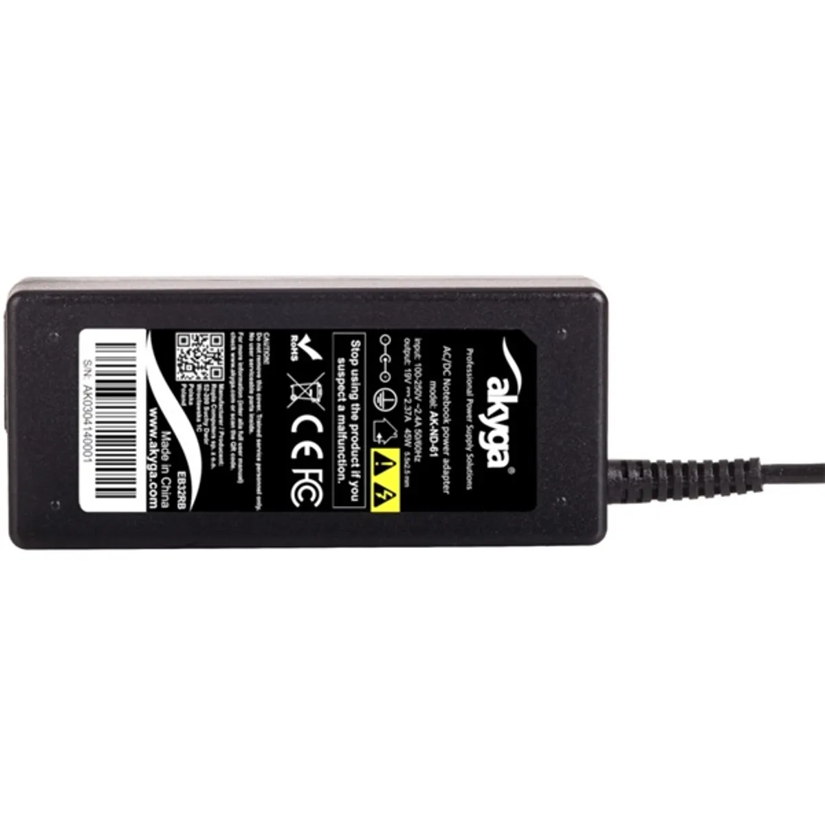 Akyga AK-ND-61 19V/2,37A/45W 5,5x2,5mm Toshiba notebook hálózati töltő #5