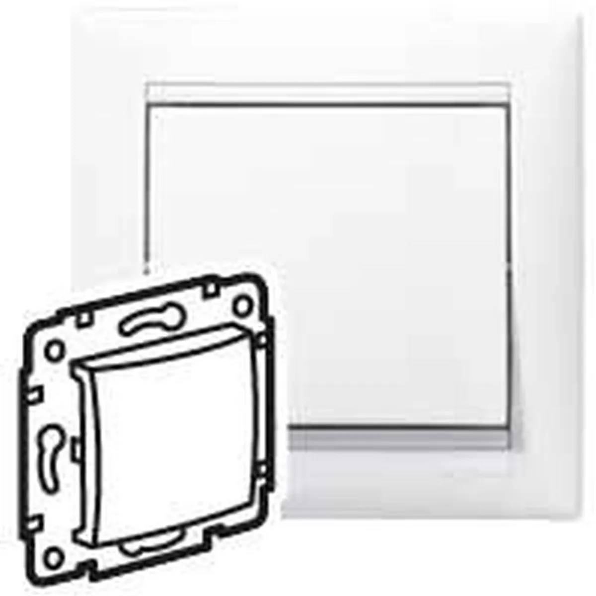 Legrand 774446 Valena fehér vakfedél #2