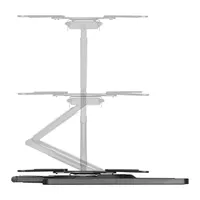 Stell SHO 7610 Slim 23"-70" VESA 400x400 két karos, dönthető, forgatható TV fali konzol #9