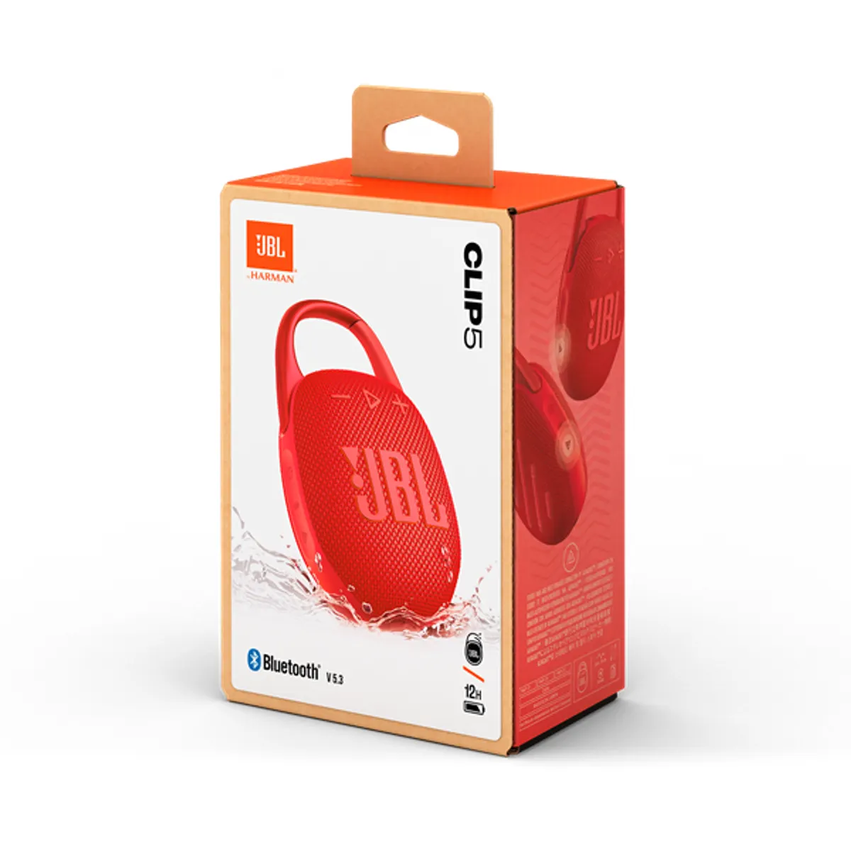JBL Clip 5 RED piros hordozható Bluetooth hangszóró #6