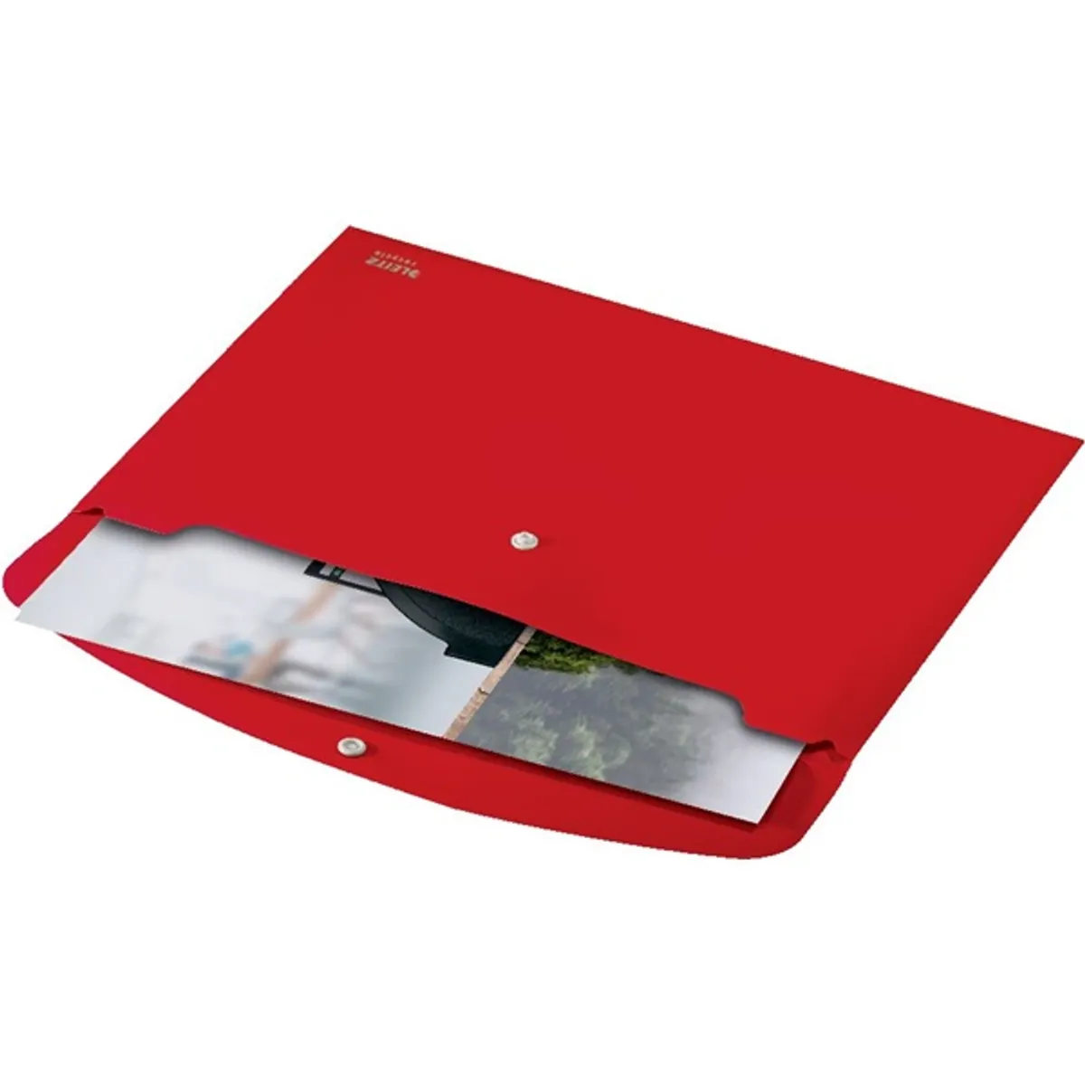 Leitz Recycle A4 PP piros irattartó tasak #4