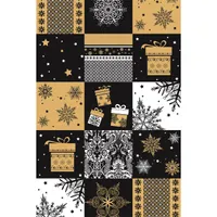 IRIS Karácsonyi tekercses METAL csomagolópapír,  200x70cm, különböző mintákkal, 60g/m2 #2
