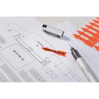 Avery 3008  39x9mm figyelemfelhívó nyíl 63db-os piros jelölőcímke #2