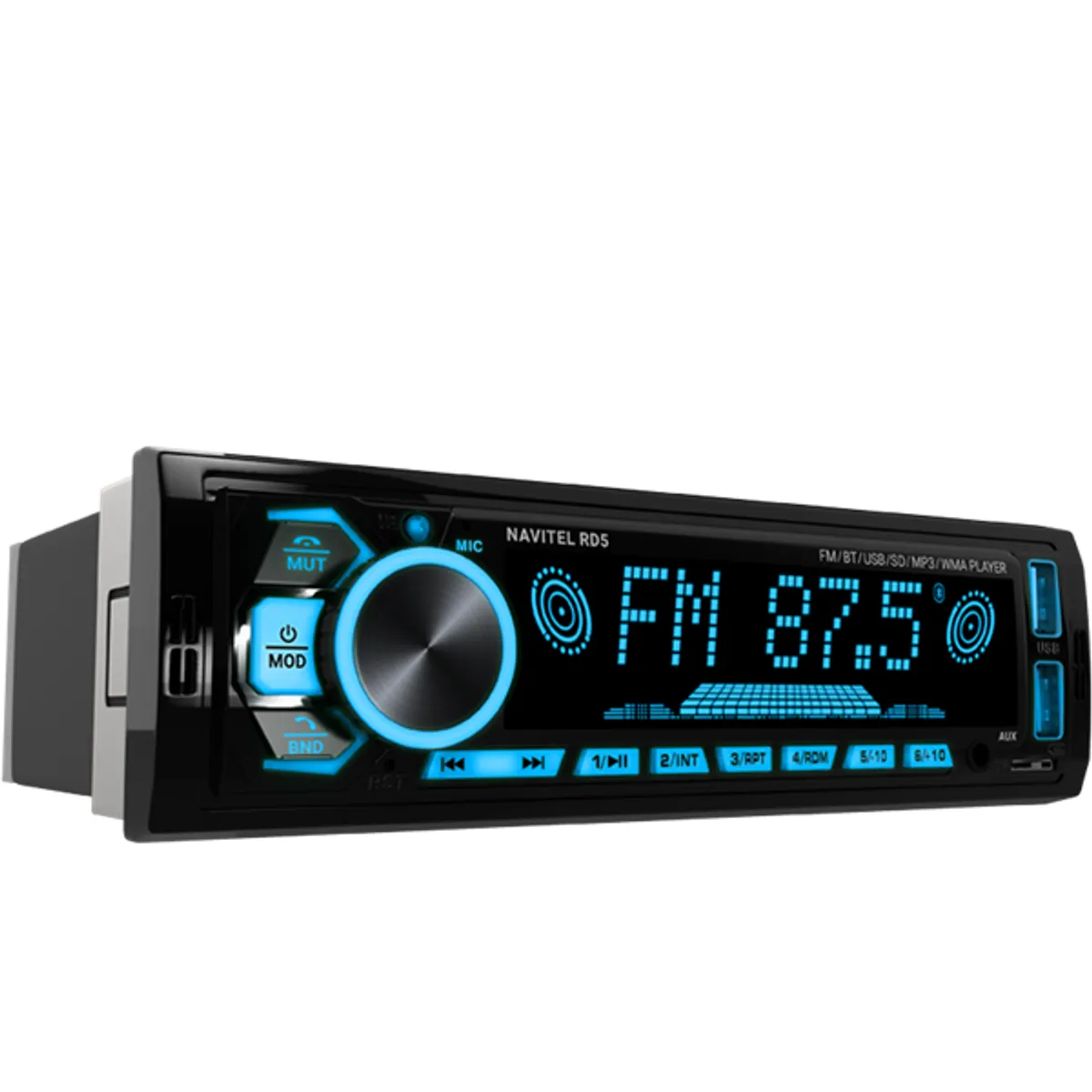 Navitel RD5 1DIN Bluetooth/USB/MicroSD/AUX autóhifi fejegység #2