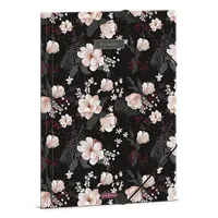 Ars Una Flowery Black 24 (5374) A4 gumis mappa #1
