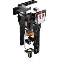 Baseus Superme Digital Display PPS 100W USB Type-A + USB Type-C fekete autós gyorstöltő + 100W 1m Type-C kábel #3